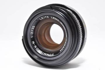 【特上美品】Leica summicron M 35mm F2 7枚玉 ズミクロン ブラッククローム #8152