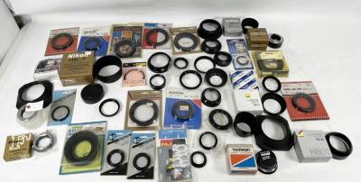 未使用品含む　1円～　カメラ　フード　まとめ　Nikon HAKUBA Kenko など ラバーフード ねじ込み式 リング 広角レンズ用 マルチ など
