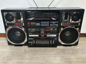 ★TOREC Super Jumbo J-1 スーパージャンボ 大型ラジカセ　 動作確認済み　