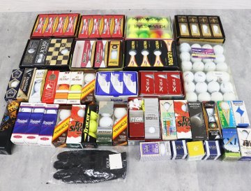 【行董】ゴルフボールおまとめ 大量 未使用 開封済含む Titleist XXIO DUNLOP BRIDGESTONE SRIXON など AS000ABC44