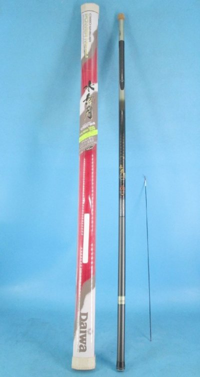ダイワ　DAIWA　水無月　中硬 100　鮎竿　カーボウイスカー　パワーメッシュ　替穂先？ハカマ？1本付属　アユ竿　現状品　梱包A（VMM4