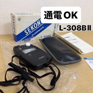 WA#403 露出計 SEKONIC セコニック フラッシュメイト L-308B Ⅱ 通電確認済み FLASHMATE カメラアクセサリー