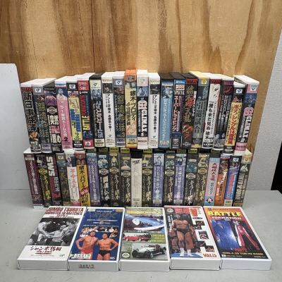 ② VHS プロレス キラー猪木 他 長州力 等 ビデオテープ まとめて ジャンク品