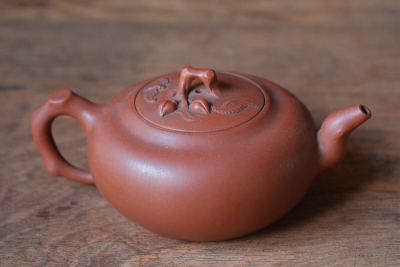 紫砂壺　宜興紫砂名壺 急須 朱泥 茶具 中国古玩 煎茶道具 茶道具 時代物 古董品