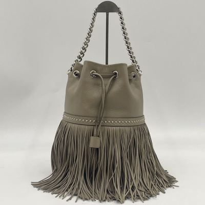 【未使用級】J&M DAVIDSON ジェイアンドエム デビットソン フリンジカーニバルM ハンドバッグ パーティーバッグ フリンジバッグ バケツ