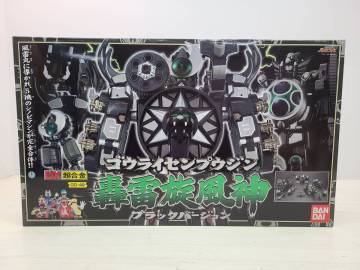 084-M67) 未開封品 DX超合金 忍風戦隊ハリケンジャー GD-49 轟雷旋風神 ブラックバージョン フィギュア バンダイ