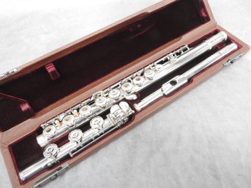 【C】PRIMA SANKYO FLUTE HAND-MADE ST フルート #83702 総銀製 925刻印 プリマ 三響 108268