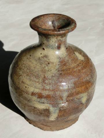 ●○ ミャンマー 陶磁器 古陶磁 古壺 小壺 花生け 焼き物