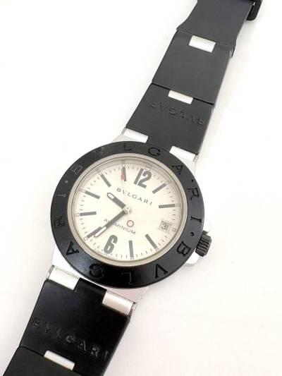 B5)100円～BVLGARI/ブルガリ アルミニウム メンズ 自動巻き AL38TA 