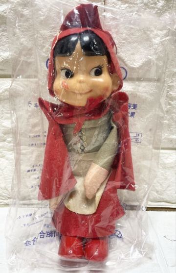 未使用 ！？ ペコちゃん あかずきん 希少 お宝 コレクター 当時物 レトロ ビンテージ J9