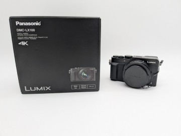 【1円スタート】 Panasonic LUMIX DMC-LX100 パナソニック ブラック デジタルカメラ デジカメ 箱 充電器付き 説明書付き ※通電確認済み