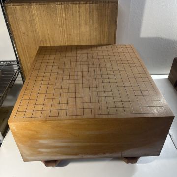 囲碁盤 碁盤 木製 囲碁 囲碁道具 脚付 ヘソあり