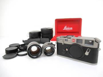 【Leica/ライカ】丑⑤13//希少/元箱付 LEICA M6 SUMMILUX-M 1:1.4/35mm SUMMILUX-M 1:1.4/50mm/チタン仕様/192番台/359番台/367番台/付属多