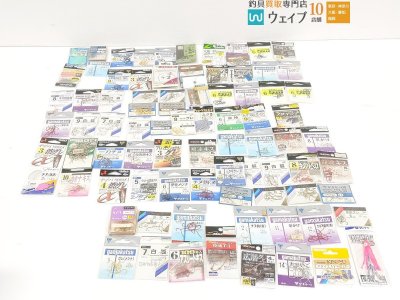 がまかつ チヌ鈎 ふかせグレ 白狐 オーナー 早掛グレ 丸せいご 伊勢尼 等 フック 針 釣り針 計81個未使用＆中古