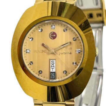 I339-G20-1511◎ RADO ラドー メンズ腕時計 DIASTAR jubile 648.0413.3 AUTOMATIC ラウンド 50thAnniversary デイデイト 11Pダイヤ 稼働 KA