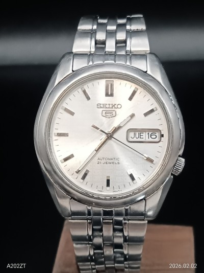1円〜【極上美品】 SEIKO5 自動巻き 21石 デイデイト　稼働品