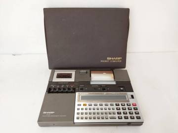 498 SHARP CE-125/PC-125 シャープ ポケコン プリンター マイクロカセットレコーダー ポケットコンピューター ジャンク