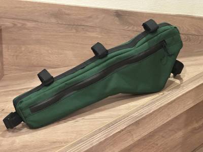 未使用品　FAIRWEATHER frame bag sp Mサイズ (forest green) フレームバッグ　ブルーラグ　bluelug