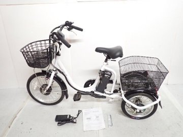 【良品】ミムゴ 電動アシスト三輪自転車 E-Parton BEPN18 配送/来店引取可 ★ 74E78-1