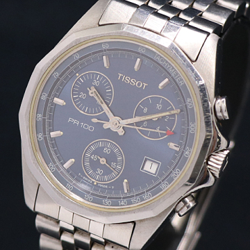 1円 ティソ PR100 QZ ブルー文字盤 P372/472-1 メンズ腕時計 2000000 12JWY KMR