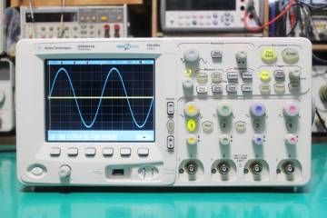 ☆ Agilent Technologies DSO6014A Oscilloscope 4ch 2GSa/s 100MHz デジタル・オシロスコープ＋Agilent 1007C 10:1 100MHz ２本＋ACコード