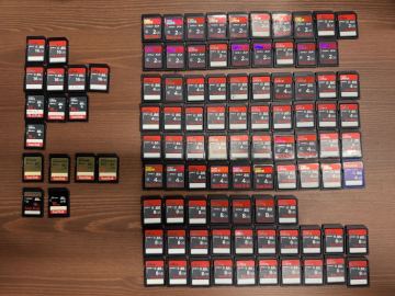 1円スタート no.27 SDカード Sandisk EXTREME PRO メモリーカード　102枚セット