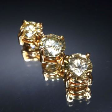 K18!!1.00ct!!■天然ダイヤモンドペンダントトップ■F 約1.0g diamond necklace jewelry ネックレス ジュエリー 3連 EB7/ U619