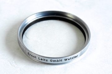 Leica ☆ ライカ ☆ E39 UVaフィルター ☆ Ernst Leitz GmbH Wetzlar ☆ Uva Germany ☆ 初期タイプ ☆ シルバー