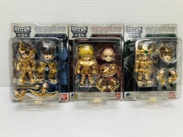 M188-260208-65【未使用】聖闘士星矢 大全集 サジタリアス星矢 レオアイオリア バルゴシャカ 3個セット フィギュア