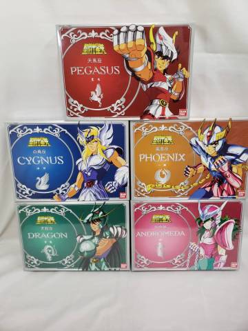 聖闘士星矢　聖闘士聖衣大系　青銅聖衣　ペガサス　ドラゴン　キグナス　アンドロメダ　フェニックス　５体　香港バンダイ　限定　未使用