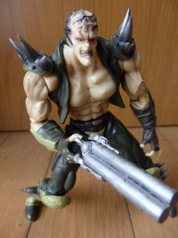 格安貴重レア・ジャギ/JAGI・北斗の拳19XX・バイオレンスアクションフィギュア・海洋堂/XEBEC TOYS・高さ約14ｃｍ・中古現状品