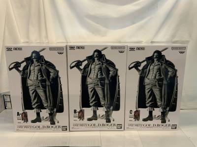 １円スタート　未開封品　バンプレくじ　PREMIUM ワンピース　ゴール・Ｄ・ロジャー　A賞 Ｂ賞 Ｃ賞　３箱セット　Ｒ106