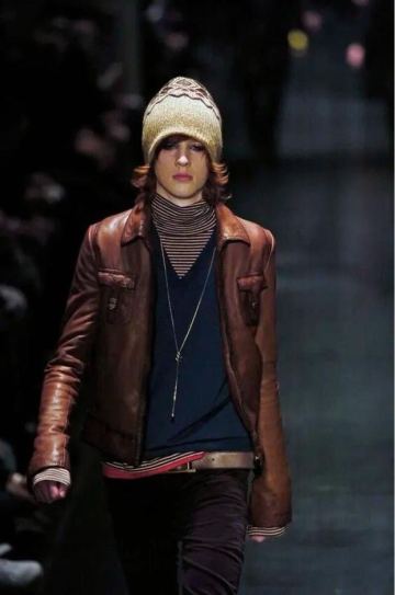 DIOR HOMME ディオールオム 2005aw Tポケット レザー ジャケット