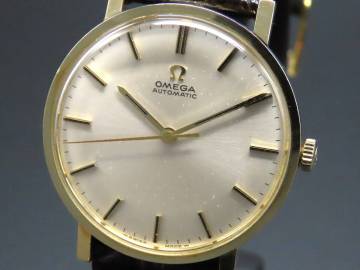 1円～! 稼働品★正規品 OMEGA オメガ 161009 14KYG 金無垢 総重量32.7g 自動巻き Cal.552 純正ブレス 純正GP尾錠 メンズ腕時計 PPKLG2938