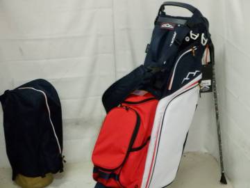 SUN MOUNTAIN E3.5 サンマウンテン 8.5型 軽量 アスリート スタンド★未使用★(NVxWHxRED)ゴルフ キャディバック