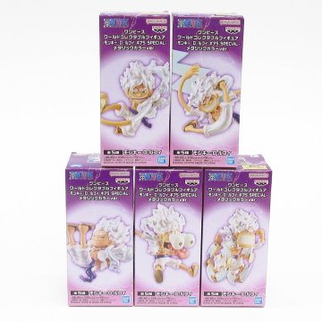 ワンピース WCF ワールドコレクタブルフィギュア -モンキー・D・ルフィ ギア5 SPECIAL- メタリックカラーver. 全5種 コンプセット ■U7576