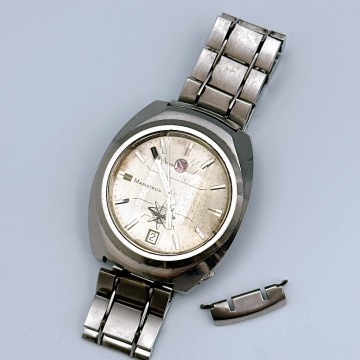 1円スタート RADO ラドー マーストロン MARSTRON 電磁テンプ式 カットガラス 動作未確認 ジャンク