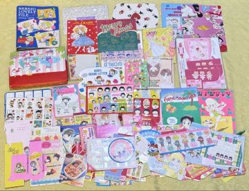 1650 りぼん なかよし ちゃお 付録 いっぱい　メモ帳 アルバム　レターセット シール　未使用多数　平成レトロ　ちびまる子ちゃん　