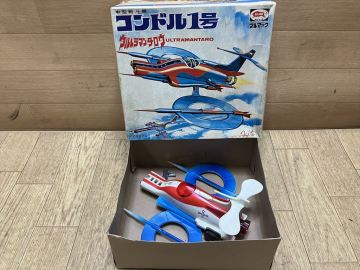  32. 程度良　ブルマァク　ウルトラマンタロウ　コンドル1号　ゼンマイ　ブルトーイ　円谷プロ　当時物　ビンテージ　動作OK　　