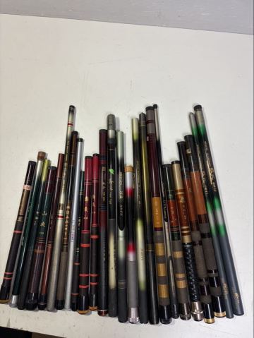 ◇み122 渓流竿 おまとめ ダイワ 琥珀 ひすい 春渓、szm、オリムピック 、&alpha;キング 等々 25本 