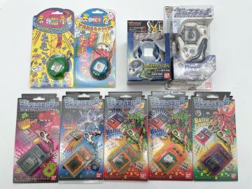 当時物 デジタルモンスター デジモン Ver2/3/4ディースキャナ/ディーアーク/BANDAI たまごっち 育成ゲーム 携帯ゲーム 美品パッケージ付き