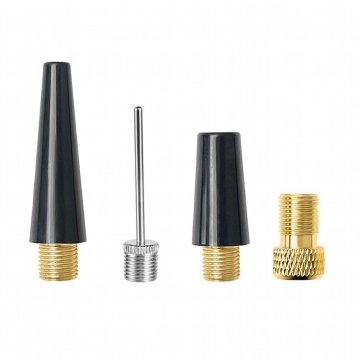 【vaps_2】バルブ変換4セット 仏米変換アダプター ボール用ニードル ノズル 自転車 バルブ 仏式 米式 空気入れ 送込