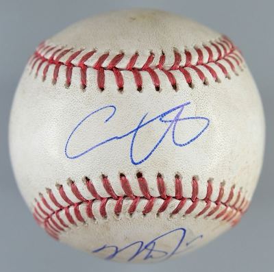 【7】大谷翔平＆マイク・トラウト 2023年実使用 ダブル直筆サインボール（ウォード安打記録球）/イチロー・佐々木朗希・山本由伸・ジャッジ