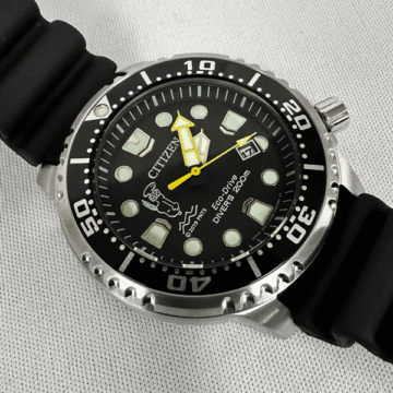 1円～！【未使用・アウトレット処分品】　CITIZEN　シチズン&times;スヌーピー　プロマスター　E168-S120314　ダイバーズ　500本限定