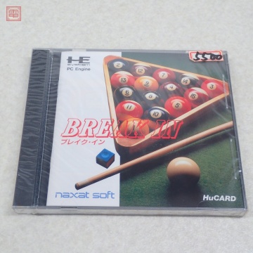 未開封 PCE PC Huカード ブレイク・イン naxat soft デッドストック品【PP