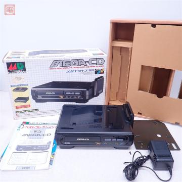 1円〜 動作品 MD メガCD 本体 HAA-2910 MEGA-CD セガ SEGA 箱説付【20