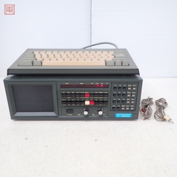 東野電気 TONO &Theta;-5000E キーボード付 シータ5000E CW/RTTY解読器 RTTY装置 THETA-5000E 通電のみ確認 動作未確認【40