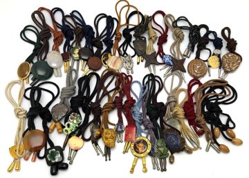 ループタイ ポーラータイ 紐ネクタイ ループタイ紐 38本セット まとめ