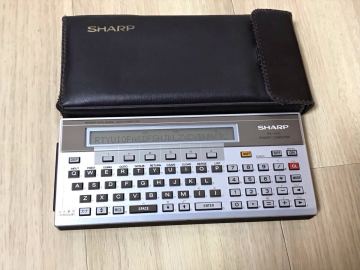 美品 SHARP シャープ POCKET COMPUTER ポケットコンピュータ PC-1500 ポケコン ケース付