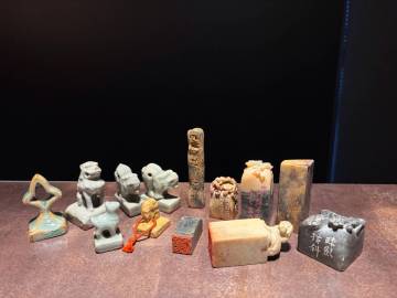 ■李朝　中国　印材色々　在銘■時代　書道具　硯墨筆　文房具　朝鮮